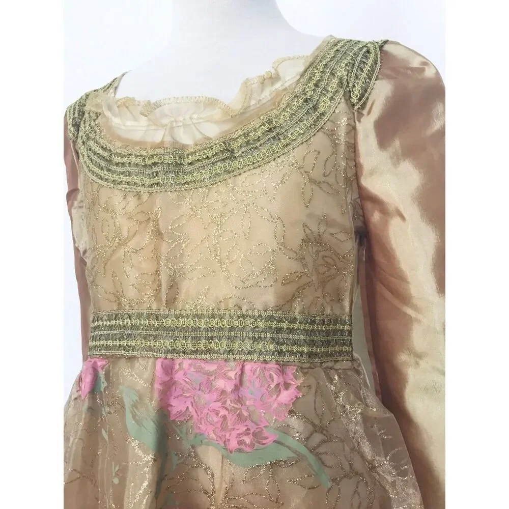 NEW Disney Girls 7/8 Maleficent Aurora Costume - Picture 5 of 5